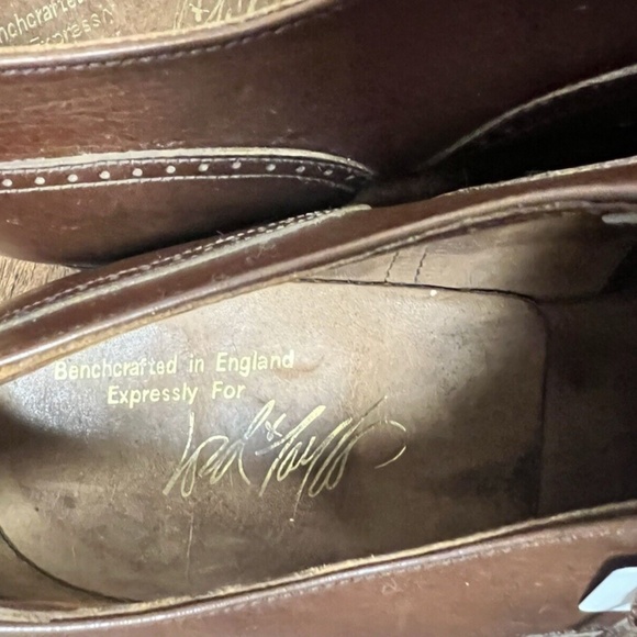 Lord & Taylor, Men’s, Shoes Oxford, Leather, Brown, Size 9.5, Lace up, Wingtip.! main image 5